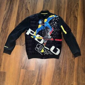 Polo by Ralph Lauren Black and Blue Ski Jacket